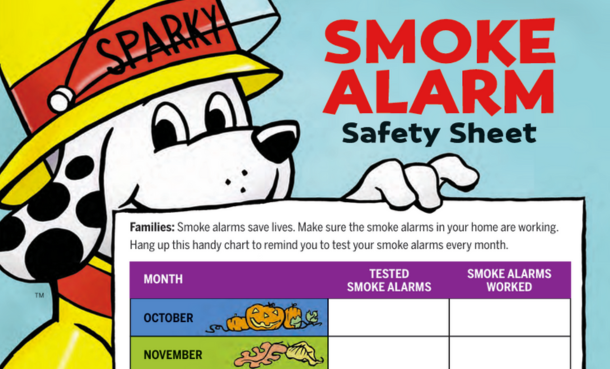 Smoke Alarm Calendar 