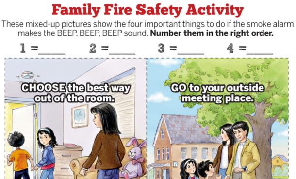 Family Fire Safety Activity 