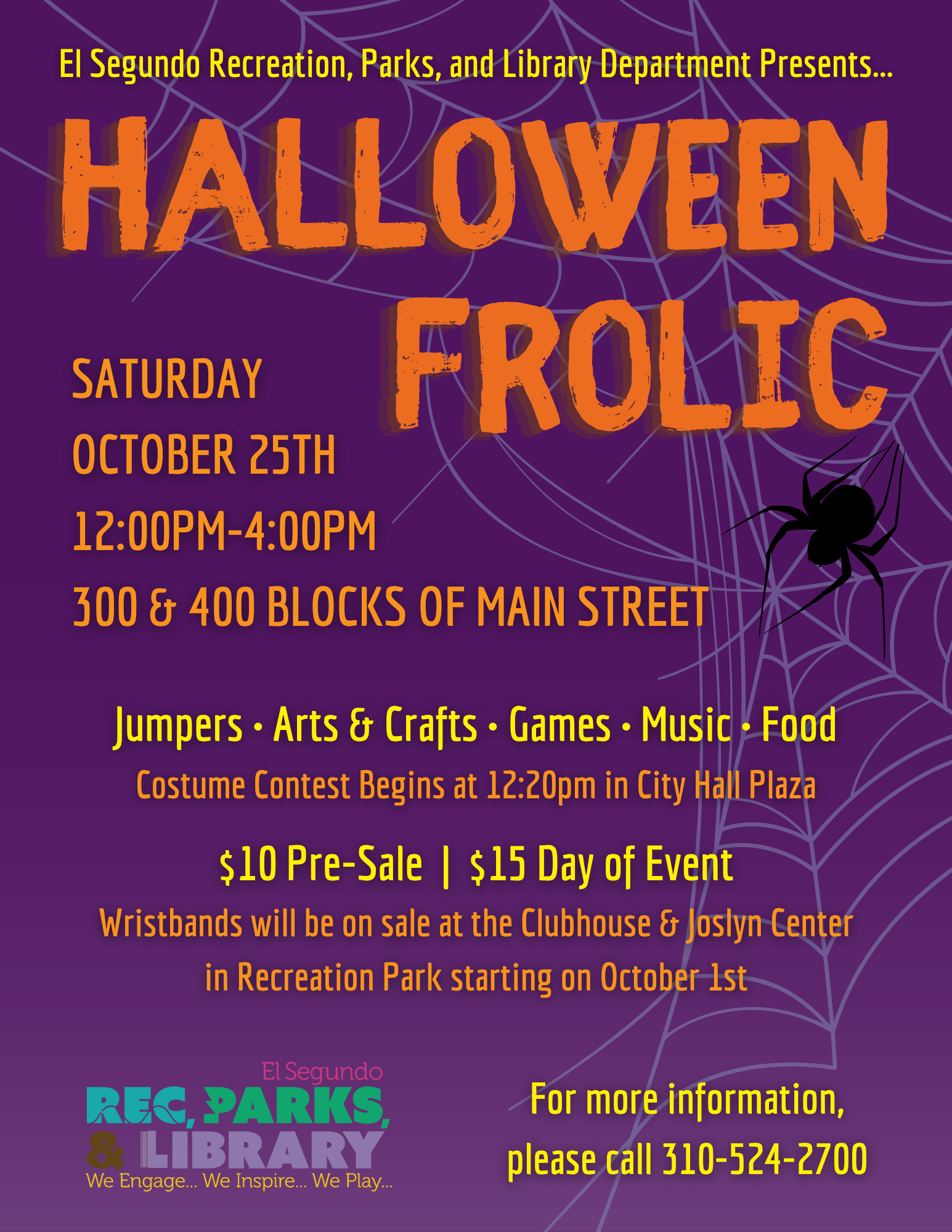 Halloween Frolic Flyer 2025