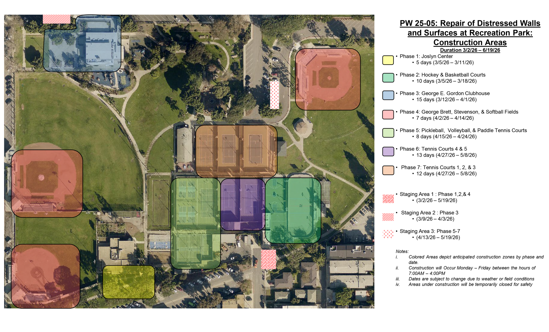 Repairs Begin at Recreation Park