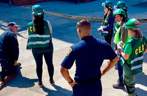 Safety Briefing CERT trainees